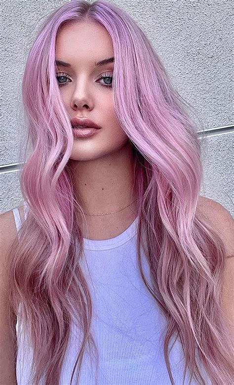 light pink hair styles